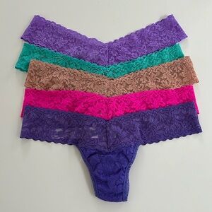 ON HOLD❗️ NEW Hanky Panky (5) Lace Low Rise Thongs